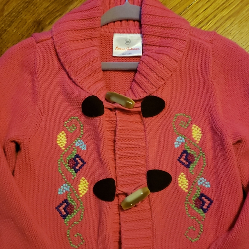 Hanna Andersson Embroidered Tunic Sweater
